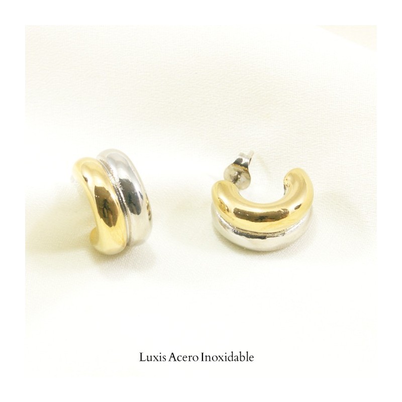 Arete acero inoxidable combinado medio circulo 15mm